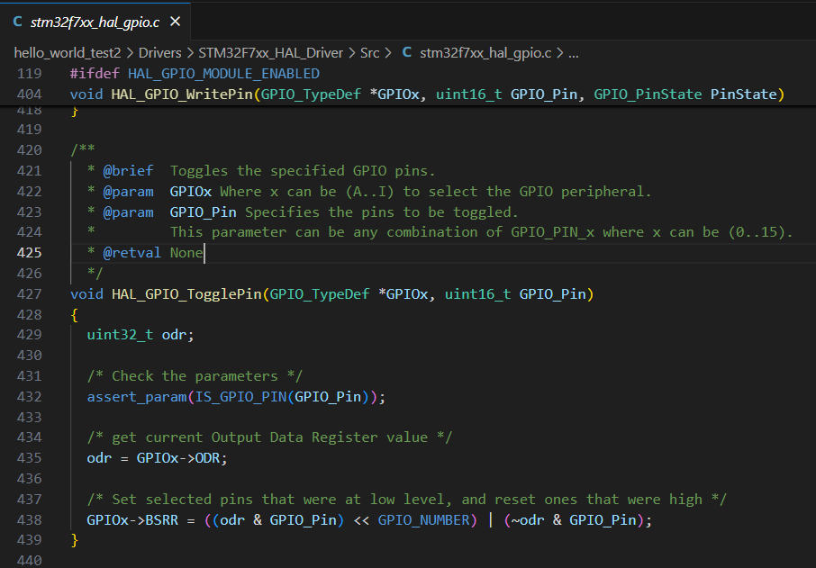 HAL_GPIO_TogglePin